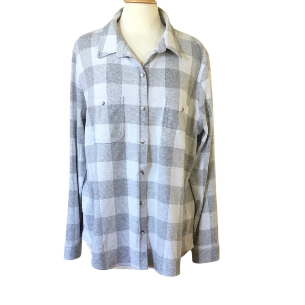 Faherty Legend Plaid Button Down Sweater Shirt